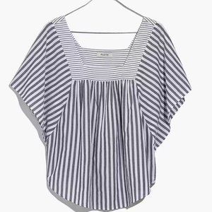 Madewell Butterfly Top in Stripe Play